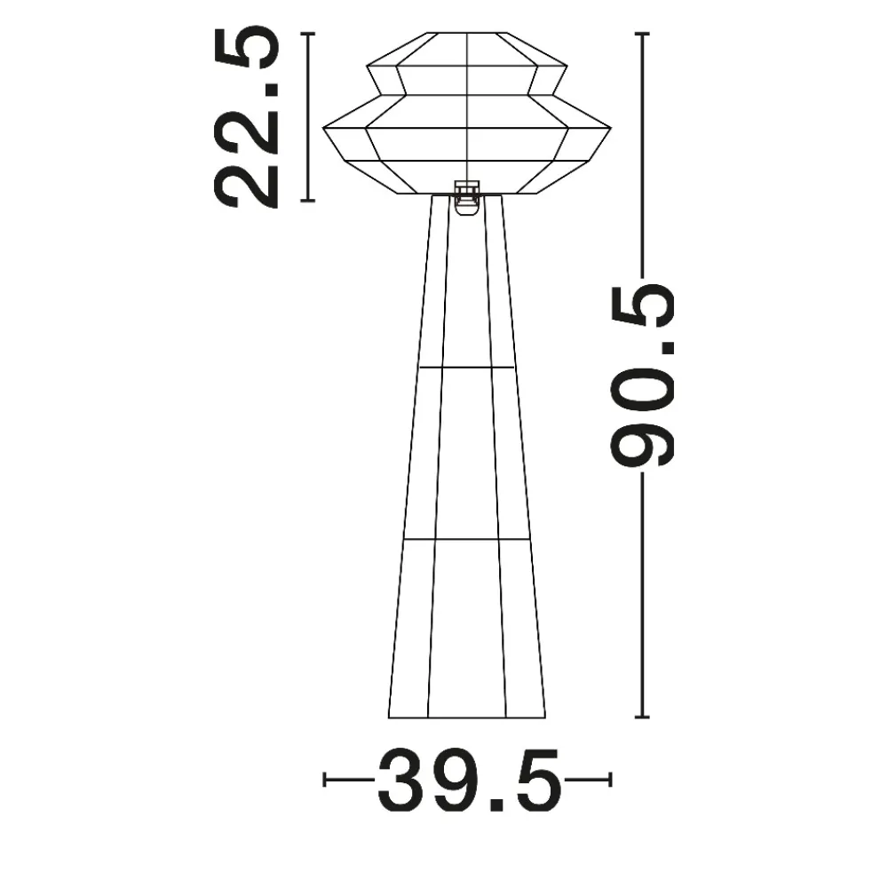 Lampade Da Terra-Selezionato da Mazzolaluce Piantana di rattan design intrecciato per soggiorno