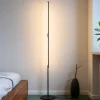 Lampade Da Terra-Selezionato da Mazzolaluce Piantana girevole led 3000k 25w nera moderna