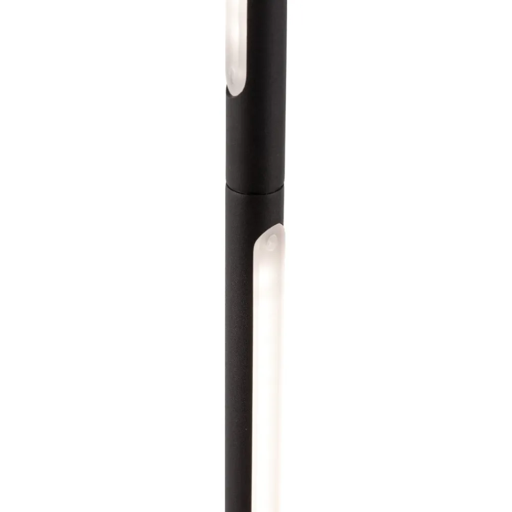 Lampade Da Terra-Selezionato da Mazzolaluce Piantana girevole led 3000k 25w nera moderna