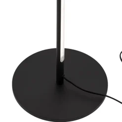 Lampade Da Terra-Selezionato da Mazzolaluce Piantana girevole led 3000k 25w nera moderna
