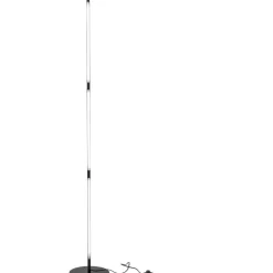 Lampade Da Terra-Selezionato da Mazzolaluce Piantana girevole led 3000k 25w nera moderna