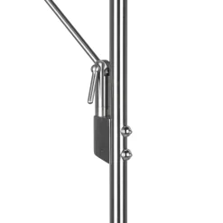 Lampade Da Terra-Selezionato da Mazzolaluce Piantana grigio nickel per ufficio 2 luci led 2700k-3200k-4000k
