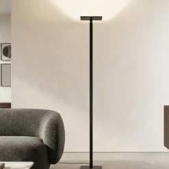 Lampade Da Terra-Fabas Luce Piantana ideal nera led 3000k 4000k 5000k 6000k orientabile