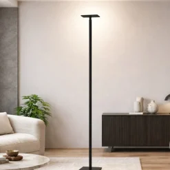 Lampade Da Terra-Fabas Luce Piantana ideal nera led 3000k 4000k 5000k 6000k orientabile