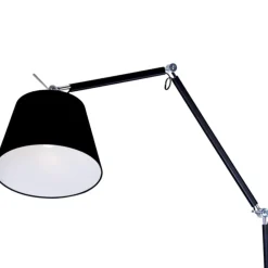 Lampade Da Terra-Selezionato da Mazzolaluce Piantana lampada ad arco nera orientabile