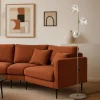 Lampade Da Terra-Selezionato da Mazzolaluce Piantana lampada da terra tortora vetri cognac per soggiorno moderno