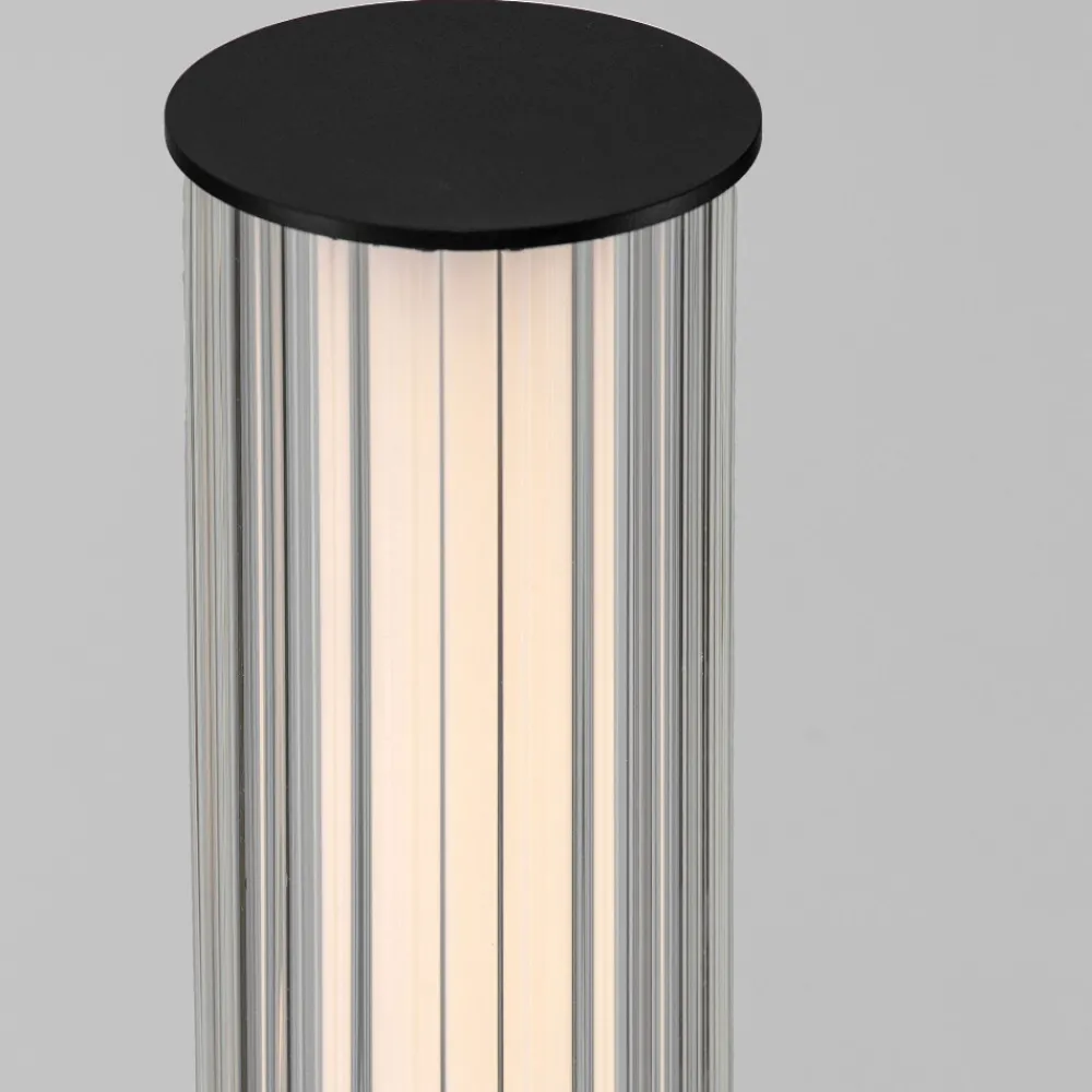 Lampade Da Terra-Selezionato da Mazzolaluce Piantana lampada da terra tubolare in vetro led 2700-3000k moderna