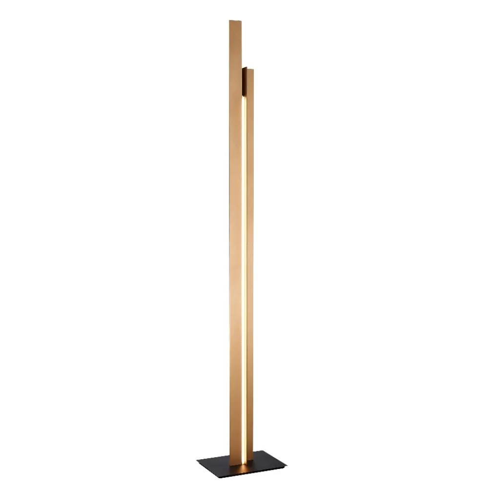 Lampade Da Terra-Selezionato da Mazzolaluce Piantana led design moderna oro ottone dimmerabile