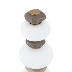 Lampade Da Terra-Selezionato da Mazzolaluce Piantana led design vetro e ceramica moderna per soggiorno