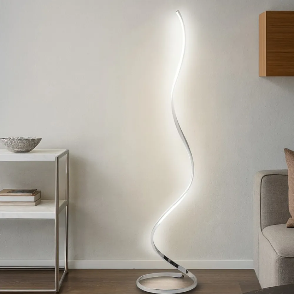 Lampade Da Terra-Selezionato da Mazzolaluce Piantana led dimmerabile design moderna per soggiorno