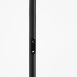 Lampade Da Terra-Selezionato da Mazzolaluce Piantana led nera moderna moderna luce orientabile