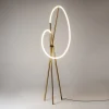 Lampade Da Terra-Maytoni Piantana design originale led 3000k colore oro tre piedi