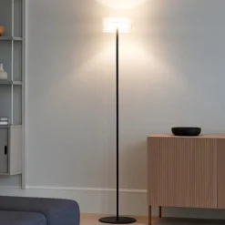 Lampade Da Terra-Perenz Illuminazione Piantana moderna da terra perenz aere vetro oro rosa led 3000k