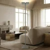 Lampade Da Terra-Top Light Piantana moderna luminosa grigio parabole orientabili