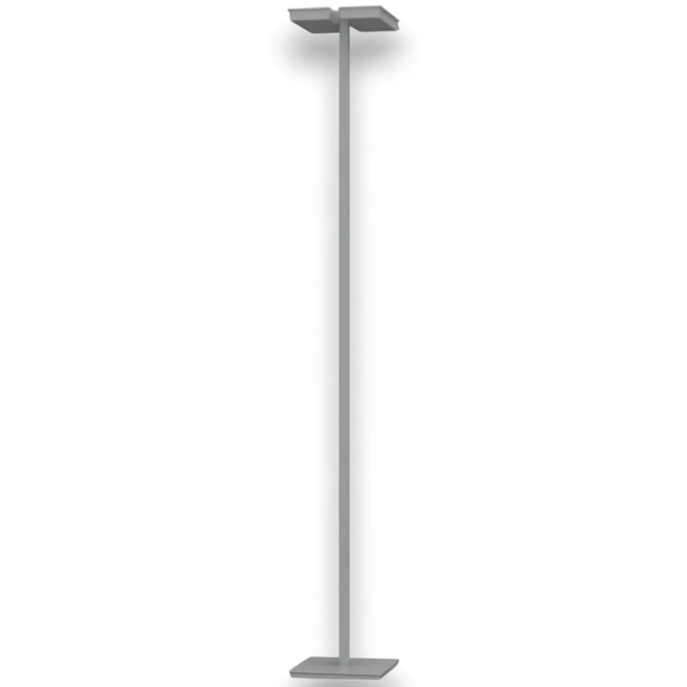 Lampade Da Terra-Top Light Piantana moderna luminosa grigio parabole orientabili