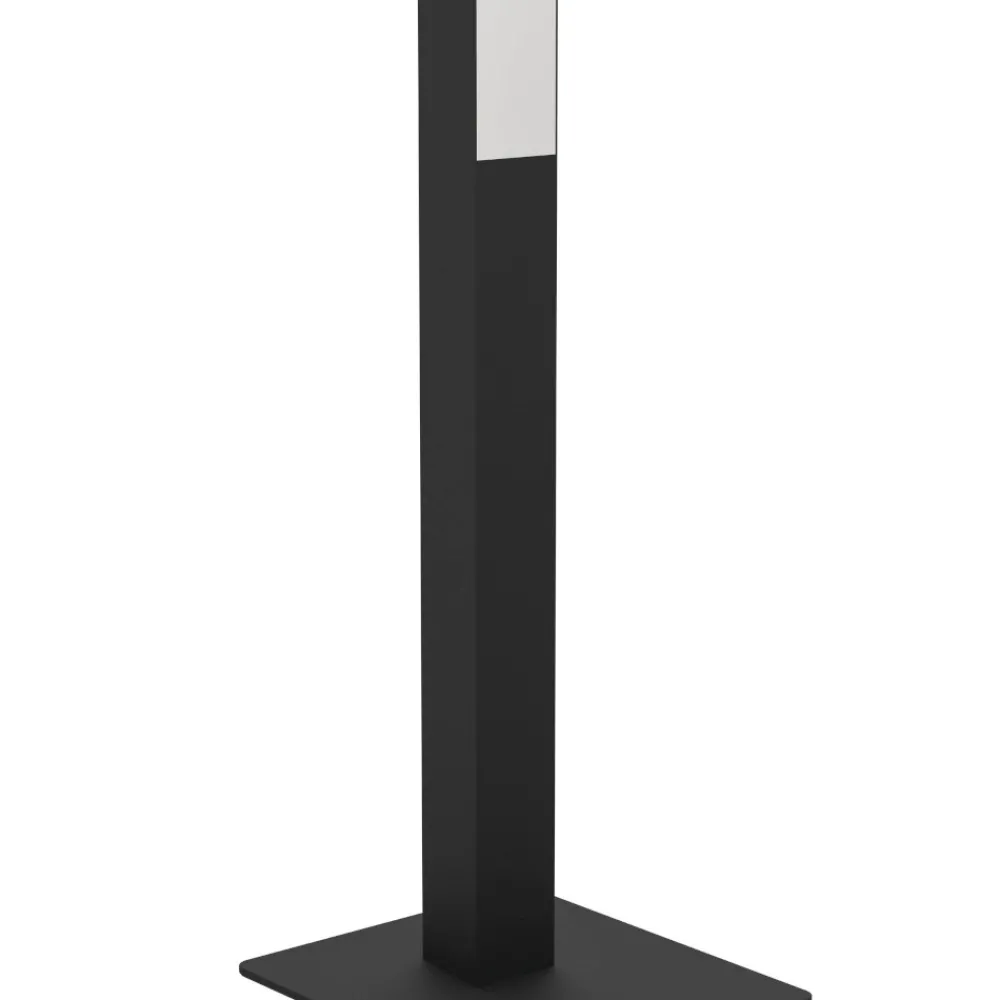 Lampade Da Terra-Eglo Piantana moderna nera led rgb smart home comando con app simolaris