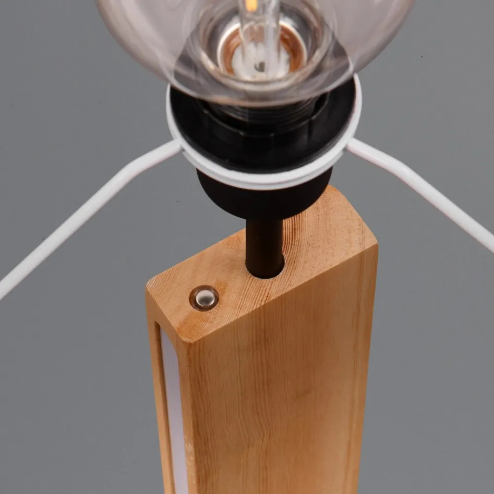 Lampade Da Terra-Selezionato da Mazzolaluce Piantana moderna per salotto led 3000k h150 cm nera in legno