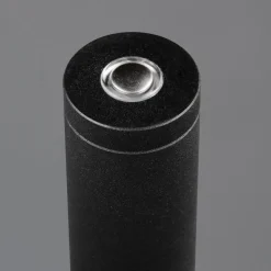 Lampade Da Terra-Selezionato da Mazzolaluce Piantana moderna tre luci orientabili nera e caffe led 24w cct dimmerabile