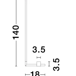 Lampade Da Terra-Selezionato da Mazzolaluce Piantana nera design moderna led 19w 3000k
