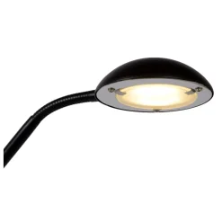 Lampade Da Terra-Selezionato da Mazzolaluce Piantana nera doppia luce da lettura orientabile led 20w 3000k