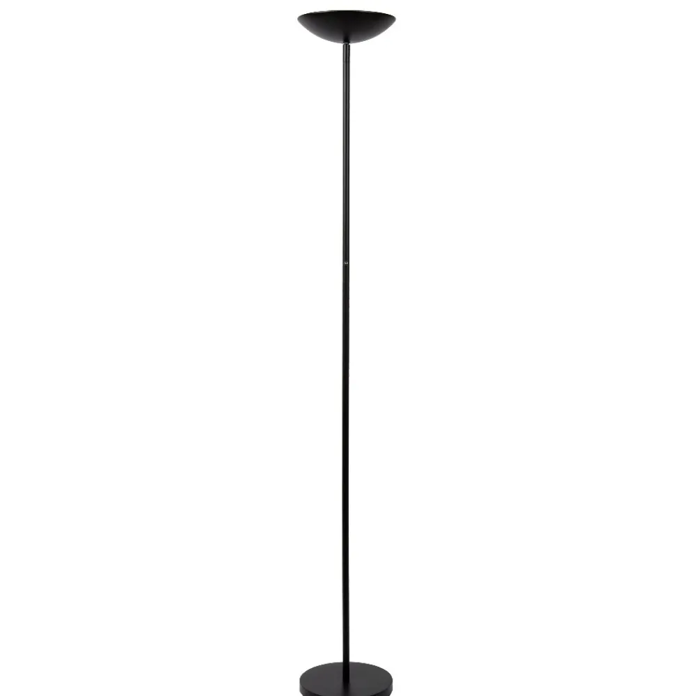 Lampade Da Terra-Selezionato da Mazzolaluce Piantana nera led 20w 3000k dimmerabile orientabile
