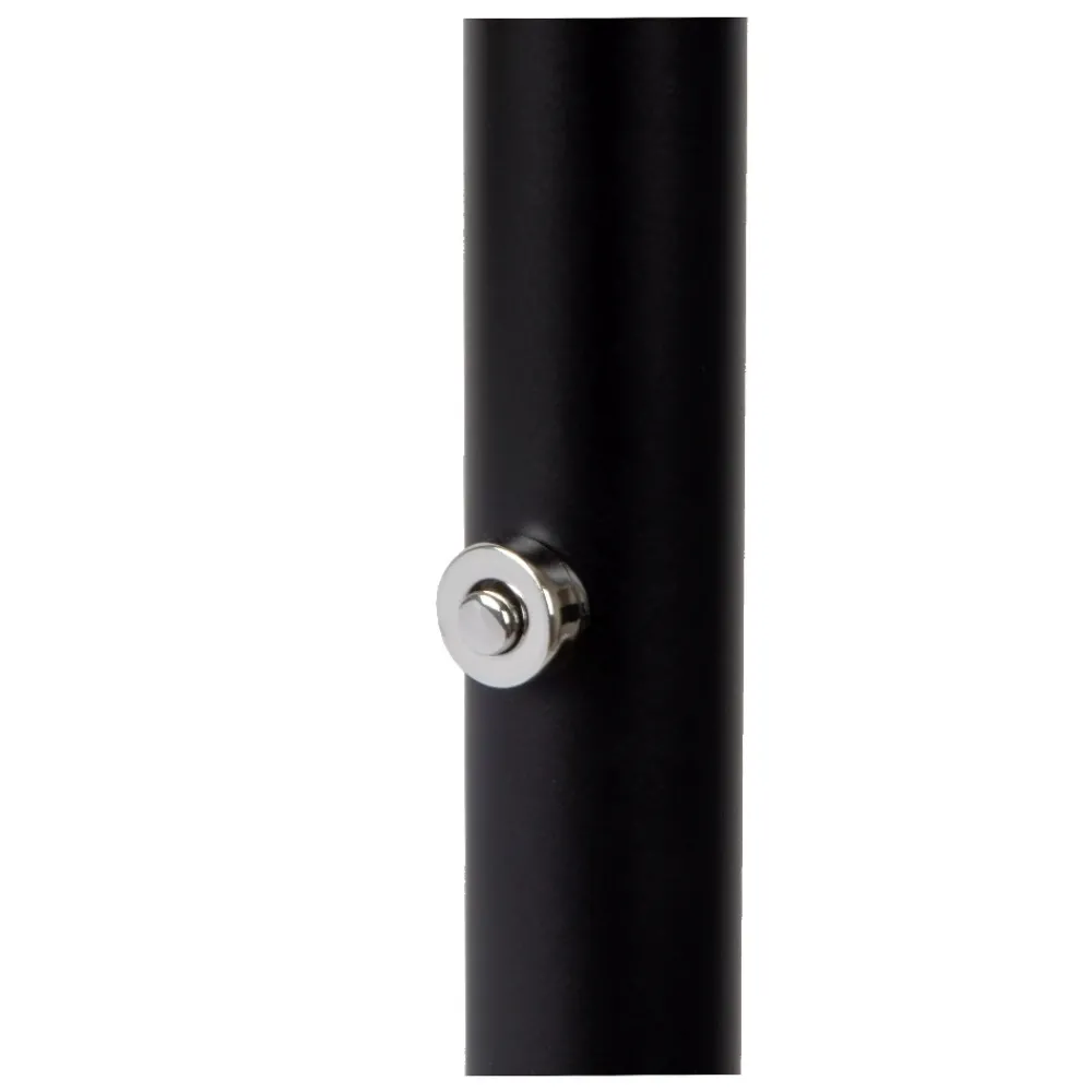 Lampade Da Terra-Selezionato da Mazzolaluce Piantana nera led 20w 3000k dimmerabile orientabile