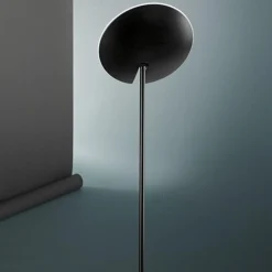 Lampade Da Terra-Perenz Illuminazione Piantana nera led 24w 3000k orientabile ophelia perenz