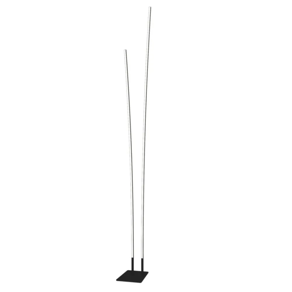 Lampade Da Terra-Top Light Piantana nera kawaii design moderna led cct dimmerabile