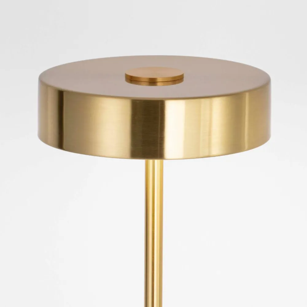 Lampade Da Terra-Selezionato da Mazzolaluce Piantana oro design minimale moderna led 17w 3000k
