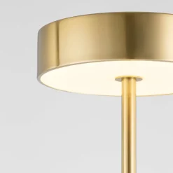 Lampade Da Terra-Selezionato da Mazzolaluce Piantana oro design minimale moderna led 17w 3000k