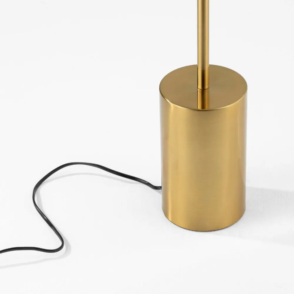 Lampade Da Terra-Selezionato da Mazzolaluce Piantana oro design minimale moderna led 17w 3000k
