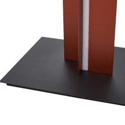 Lampade Da Terra-Selezionato da Mazzolaluce Piantana oro rosa design moderna per soggiorno doppio led dimmerabile