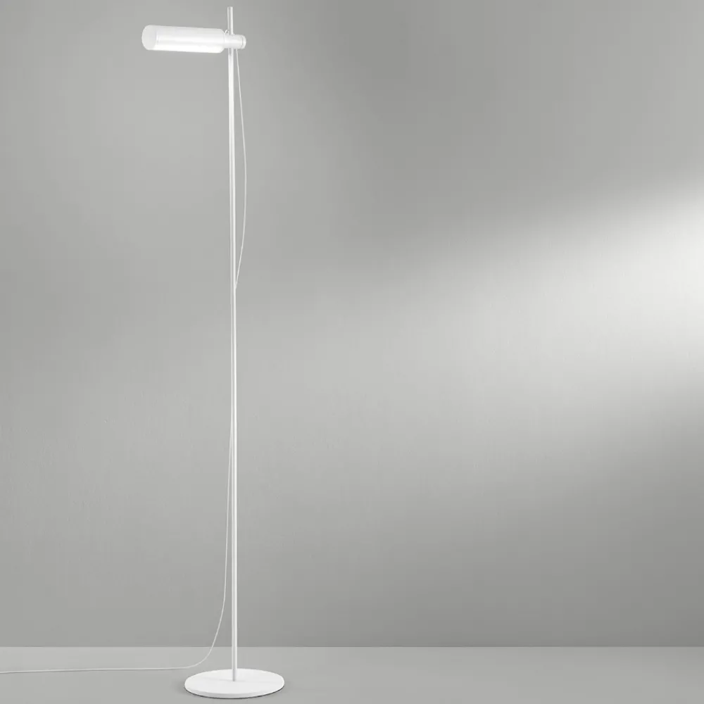 Lampade Da Terra-Perenz Illuminazione Piantana per ufficio bianca parabola luce orientabile ultima perenz led cct