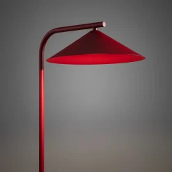 Lampade Da Terra-Selezionato da Mazzolaluce Piantana rossa design minimal da lettura per salotto