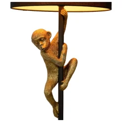 Lampade Da Terra-Selezionato da Mazzolaluce Piantana scimpanze scimmia oro