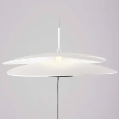 Lampade Da Terra-Selezionato da Mazzolaluce Piantana sospesa dal soffitto bianca design moderna led dimmerabile