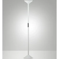 Lampade Da Terra-Fabas Luce Piantana tratto bianca led 50w 2700k 3200k 4000k moderna