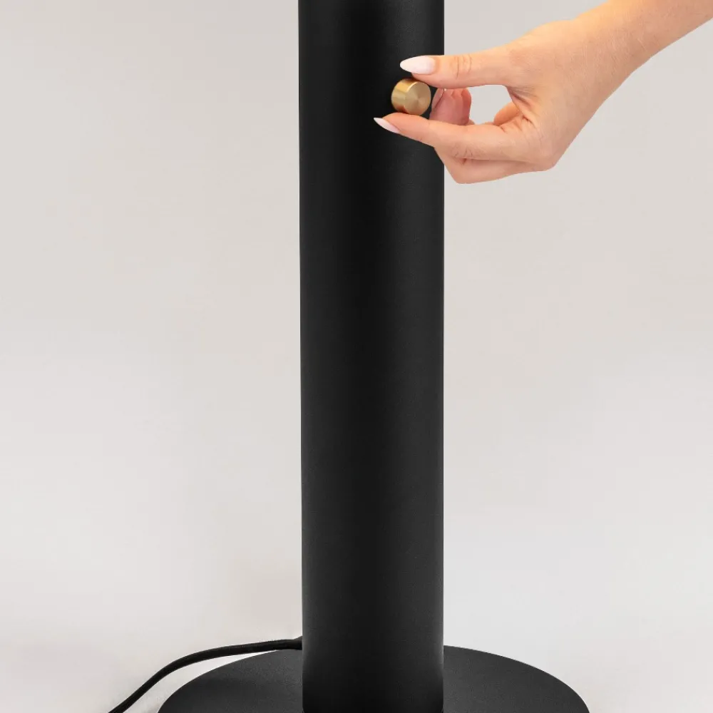 Lampade Da Terra-Selezionato da Mazzolaluce Piantana tubolare led 32w 3000k moderna dimmerabile