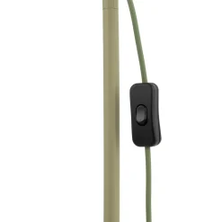 Lampade Da Terra-Selezionato da Mazzolaluce Piantana verde in metallo design minimal da lettura