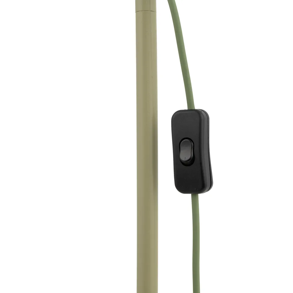 Lampade Da Terra-Selezionato da Mazzolaluce Piantana verde in metallo design minimal da lettura