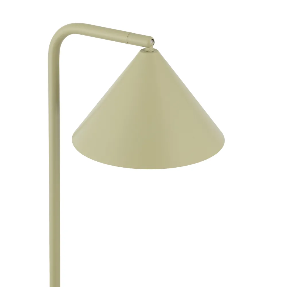 Lampade Da Terra-Selezionato da Mazzolaluce Piantana verde in metallo design minimal da lettura