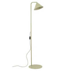 Lampade Da Terra-Selezionato da Mazzolaluce Piantana verde in metallo design minimal da lettura