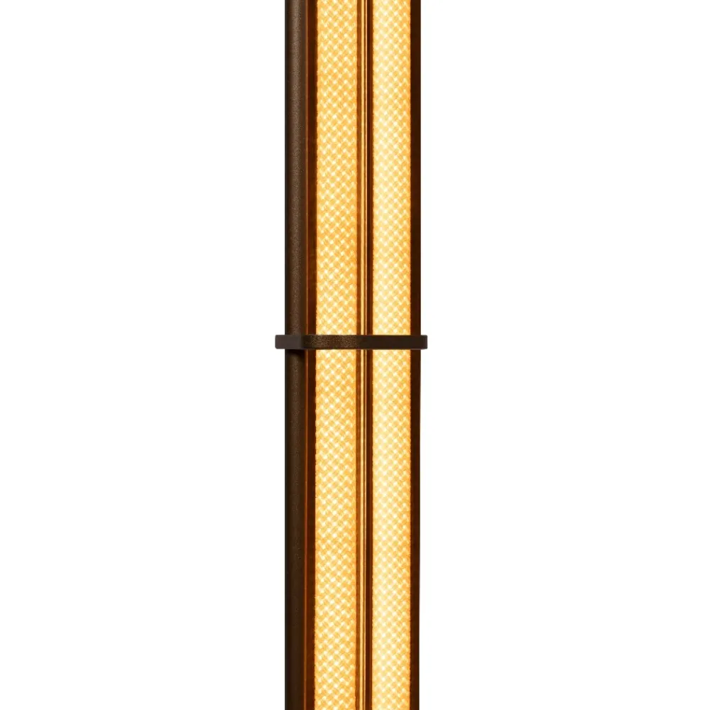 Lampade Da Terra-Selezionato da Mazzolaluce Piantana vintage tubi luminosi led 2x17w 2200k-3300k dimmerabile