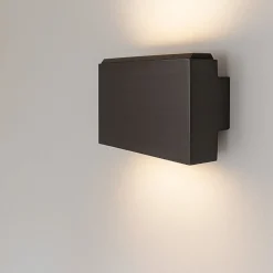 Applique Da Parete-Selezionato da Mazzolaluce Piccola applique da parete nickel led 3000k luce up&down