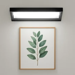 Applique Da Parete-Stilnovo Piccola applique nero led 15w 3000k moderna table