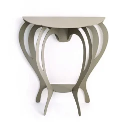 Mobili Ingresso Moderni-Selezionato da Mazzolaluce Piccola consolle design moderno metallo beige