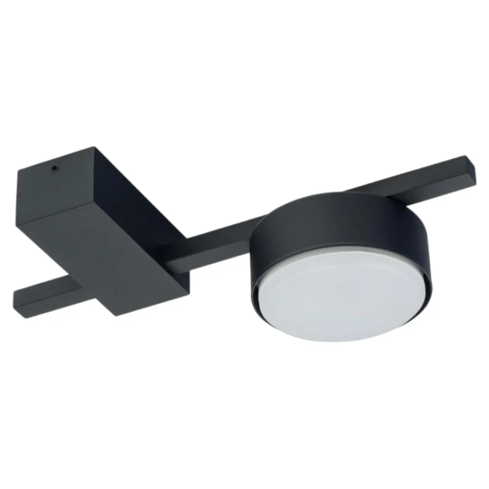 Plafoniere Moderne-Selezionato da Mazzolaluce Piccola plafoniera da cucina design moderno colore nero