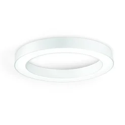 Plafoniere Moderne-Ondaluce Piccola plafoniera moderna led 3000k 4000k bianca 60cm