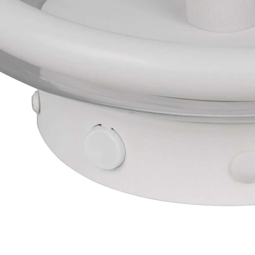 Plafoniere Moderne-Selezionato da Mazzolaluce Piccola plafoniera moderna vetro trasparente led 11w 4000k dimmerabile