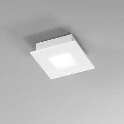 Plafoniere Moderne-Perenz Illuminazione Piccola plafoniera quadrata bianca pixel perenz